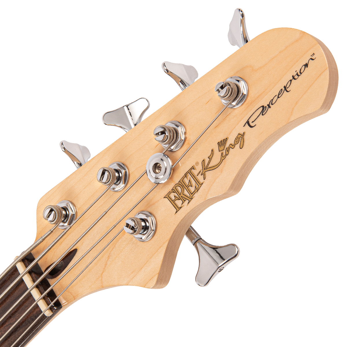 Blackburst Fret-King Perception Custom 5 String Bass Guitar 