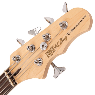 Blackburst Fret-King Perception Custom 5 String Bass Guitar 