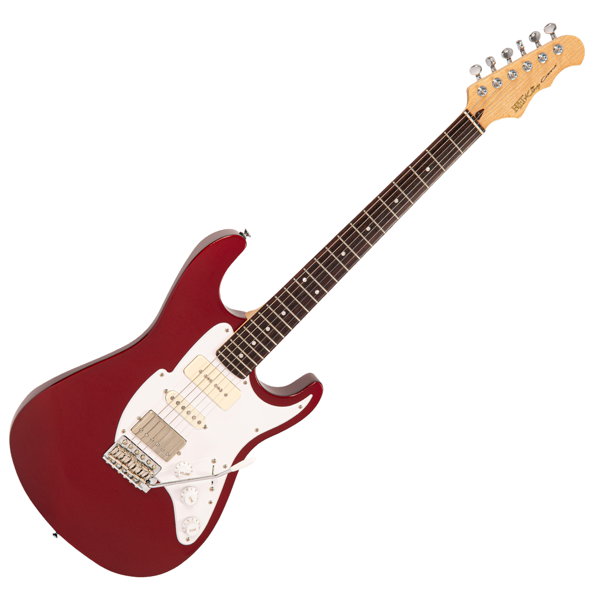 Candy Apple Red Fret-King Corona Custom Electric Guitar