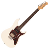 Vintage White Fret-King Corona Custom Electric Guitar