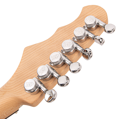 Vintage White Fret-King Corona Custom Electric Guitar