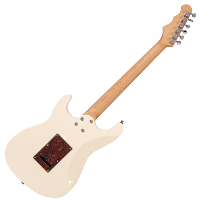 Vintage White Fret-King Corona Custom Electric Guitar