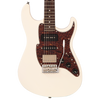 Vintage White Fret-King Corona Custom Electric Guitar