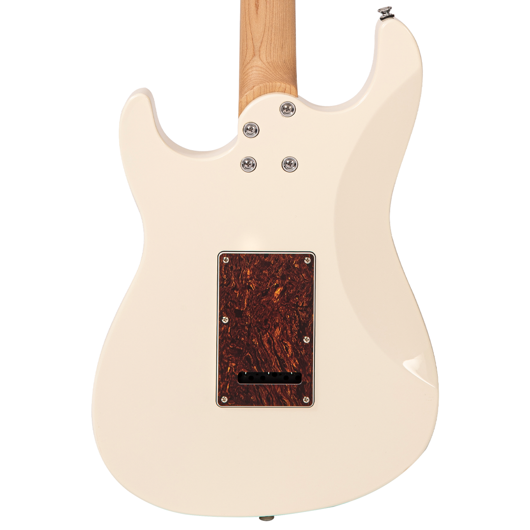Vintage White Fret-King Corona Custom Electric Guitar
