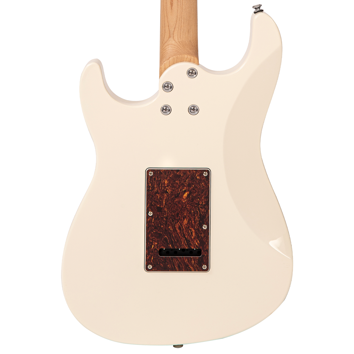 Vintage White Fret-King Corona Custom Electric Guitar