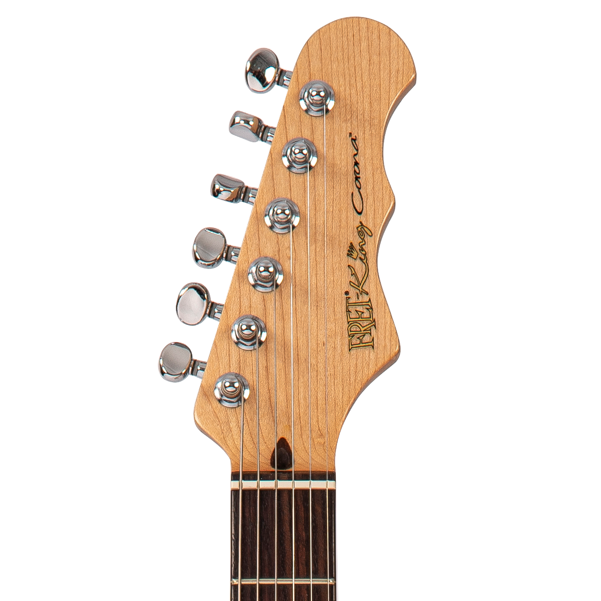 Vintage White Fret-King Corona Custom Electric Guitar