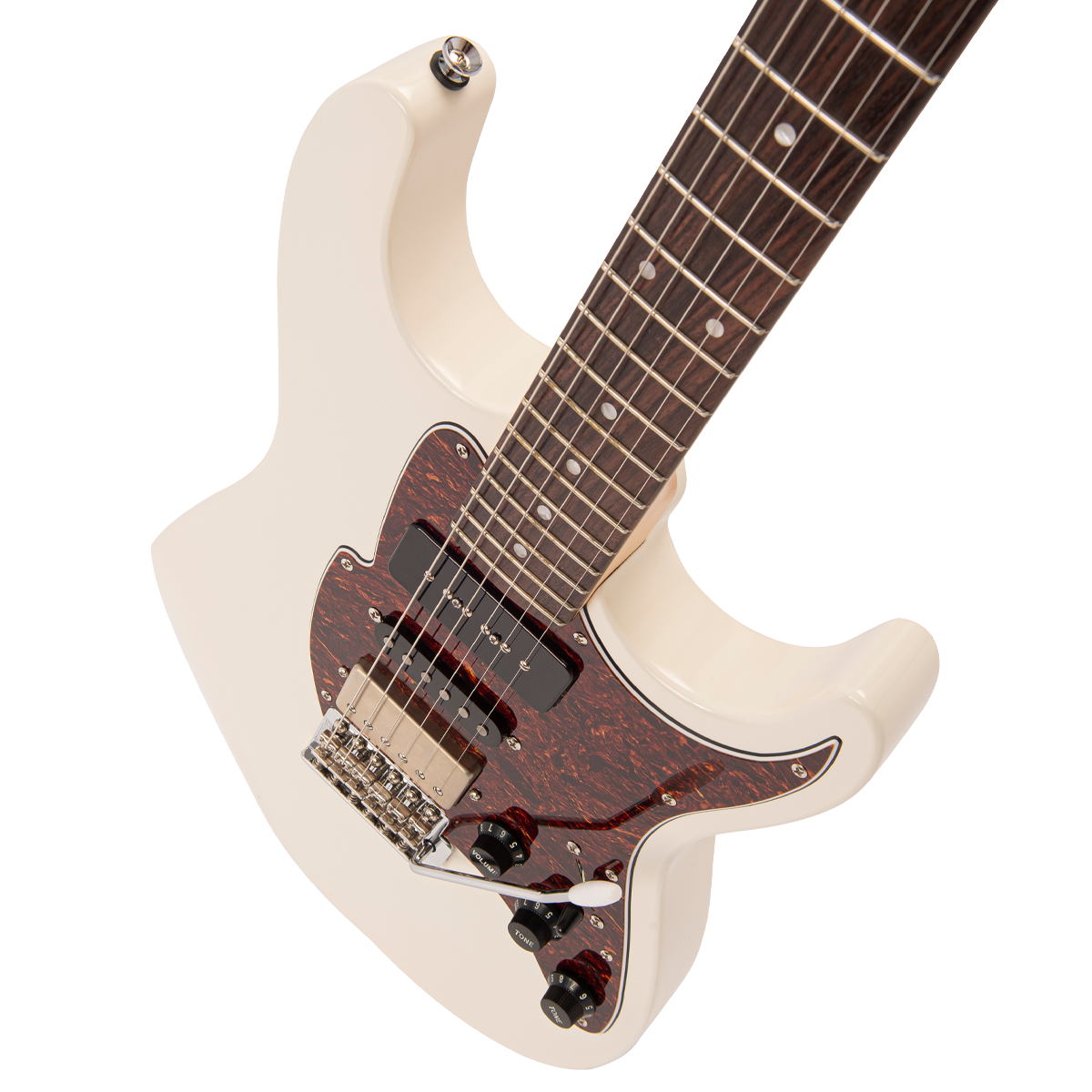 Vintage White Fret-King Corona Custom Electric Guitar