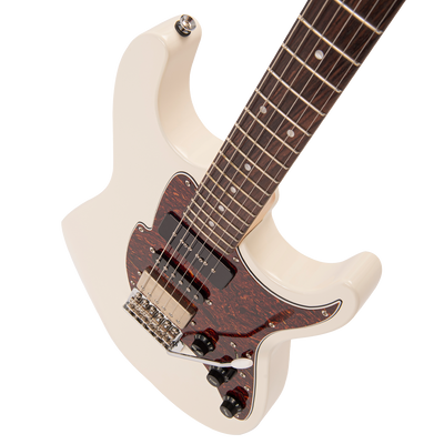 Vintage White Fret-King Corona Custom Electric Guitar