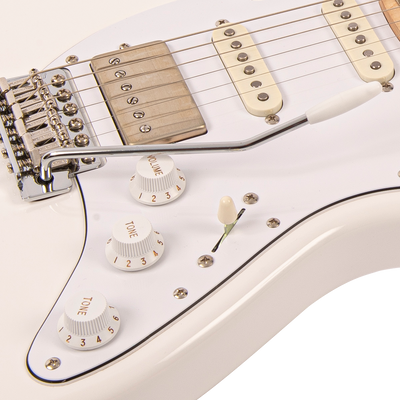 Arctic White Fret-King Corona Classic Electric Guitar