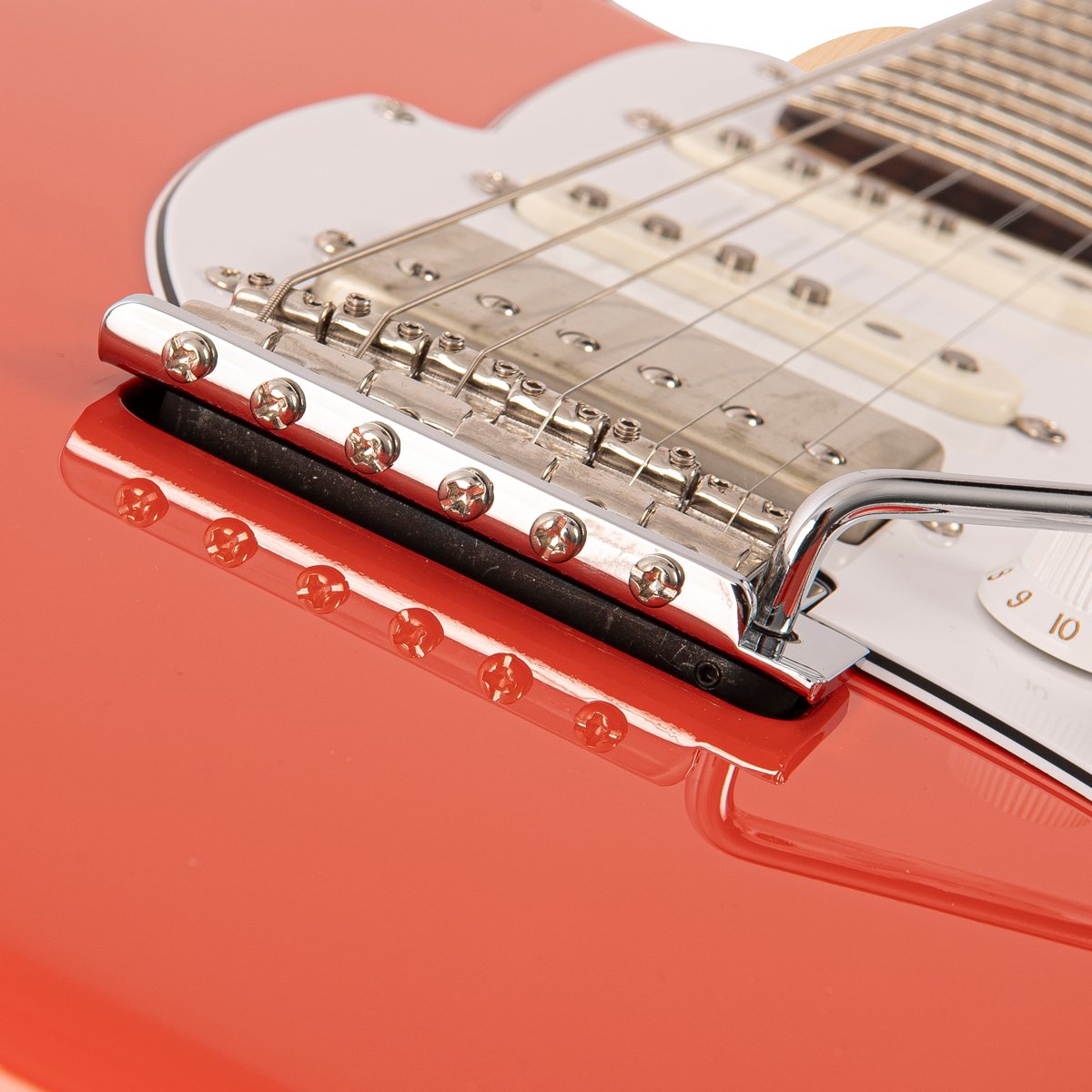 Firenza Red Fret-King Corona Classic Electric Guitar