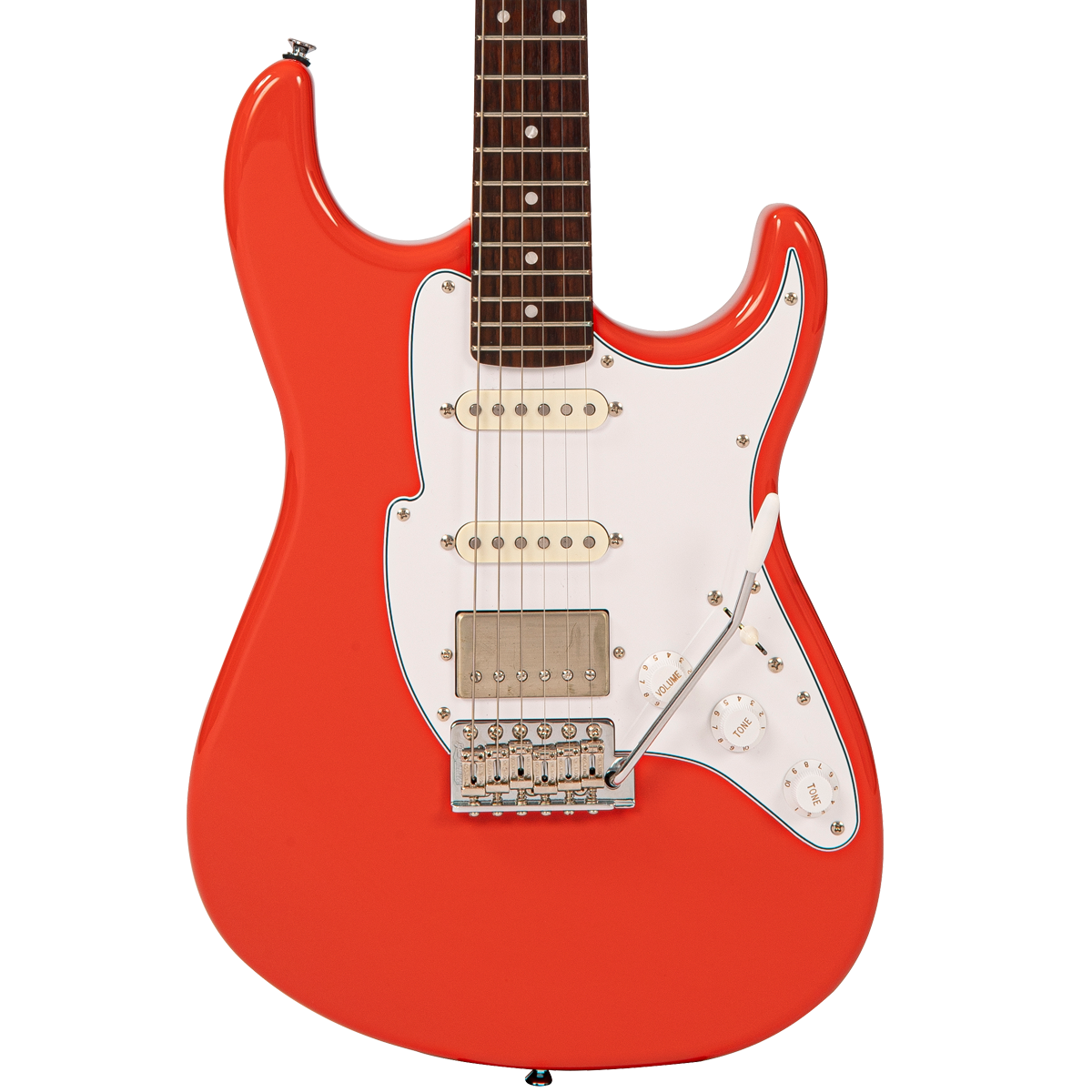 Firenza Red Fret-King Corona Classic Electric Guitar