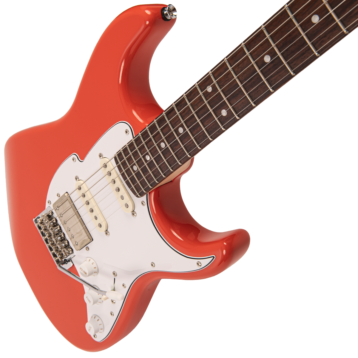 Firenza Red Fret-King Corona Classic Electric Guitar