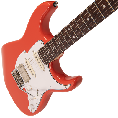 Firenza Red Fret-King Corona Classic Electric Guitar