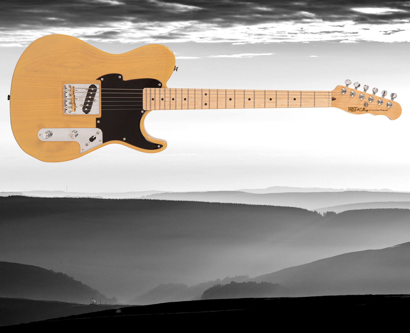 Fret-King guitars, professional working instruments designed in the UK