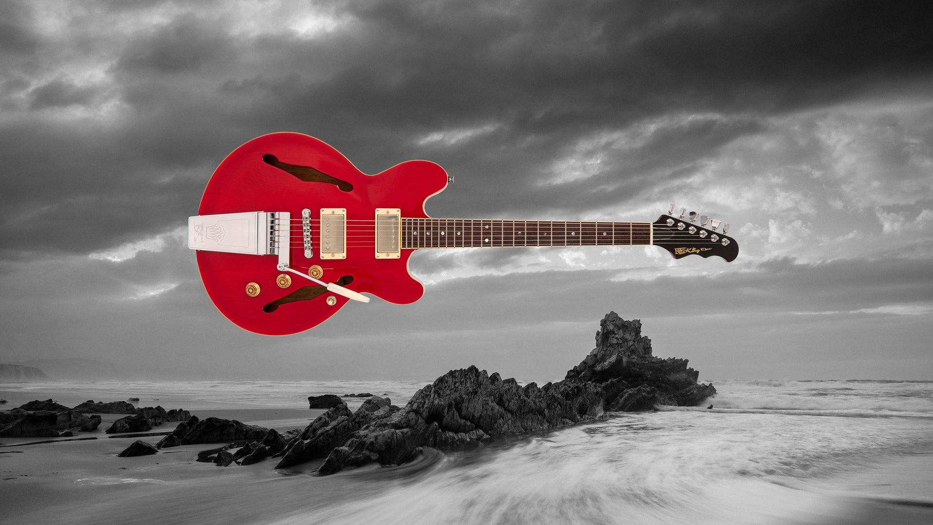 FretKing guitars, professional working instruments designed in the UK