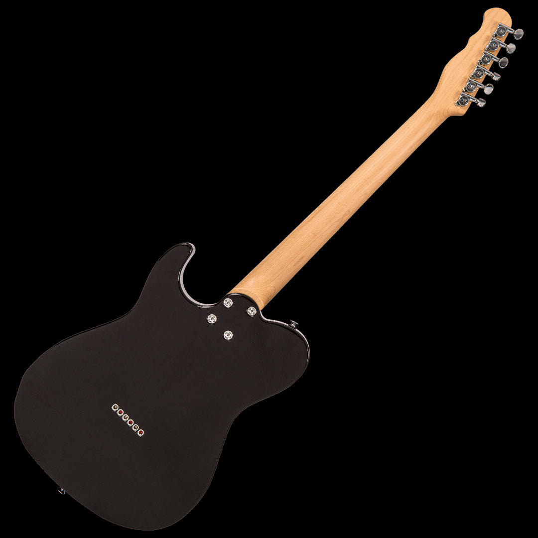 Fret-King Country Squire Tone Meister single cutaway electric guitar ~ Gloss  Black colour