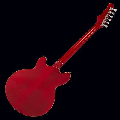 Fret-King Elise Custom with vintage style Vibrato ~ Cherry Red